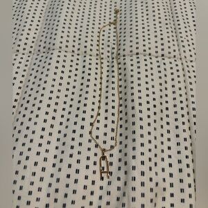"A" Gold Necklace
